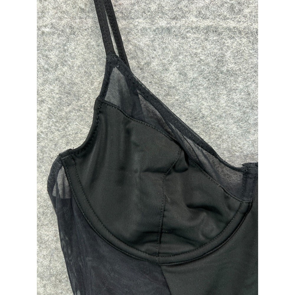 NWT Solid & Striped The Spencer Mesh Cutout 1 Piece Swimsuit Womens Medium Black - Picture 6 of 11